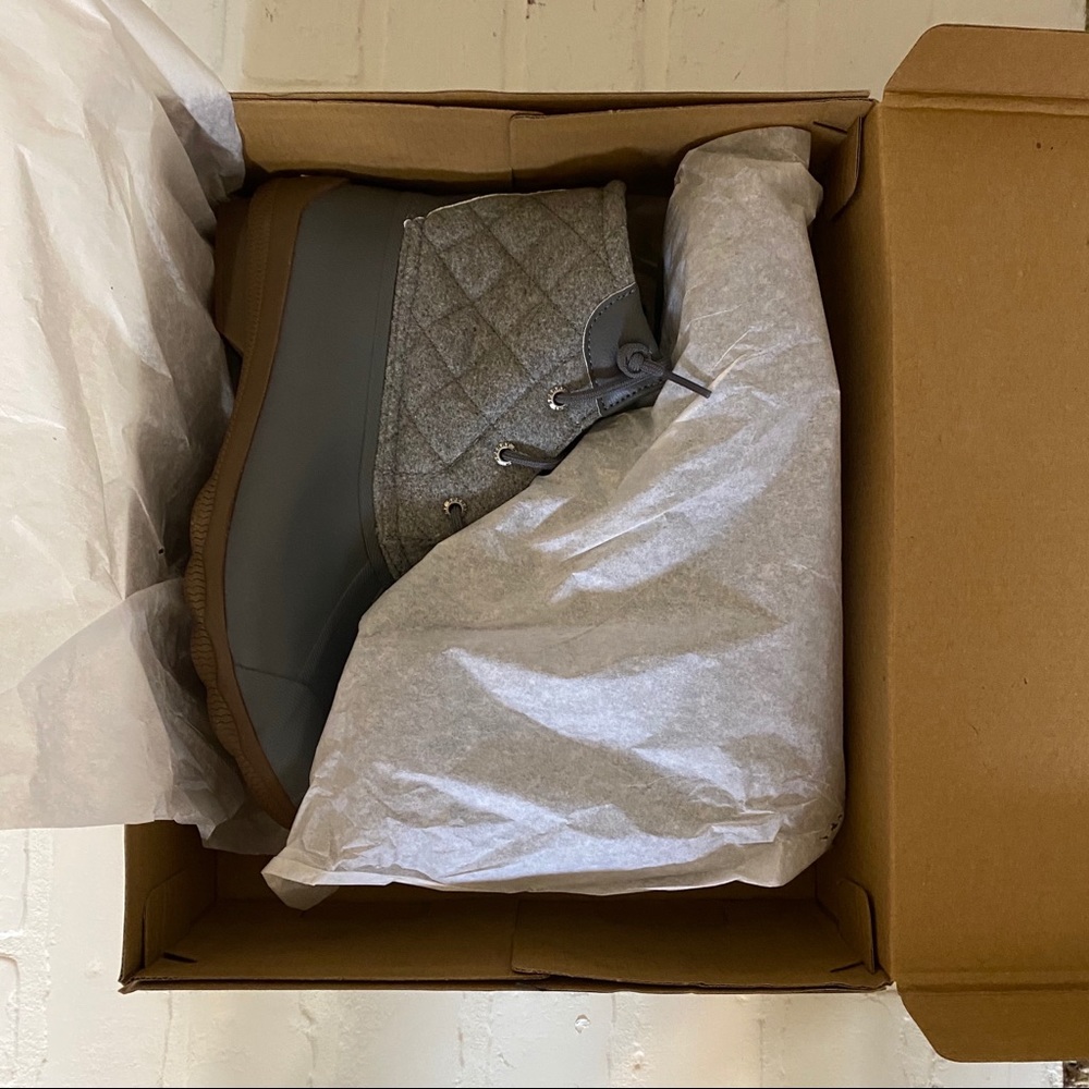 NWT Sperry Syren Gulf Waterproof Wool Quilt Boots - Picture 7 of 8